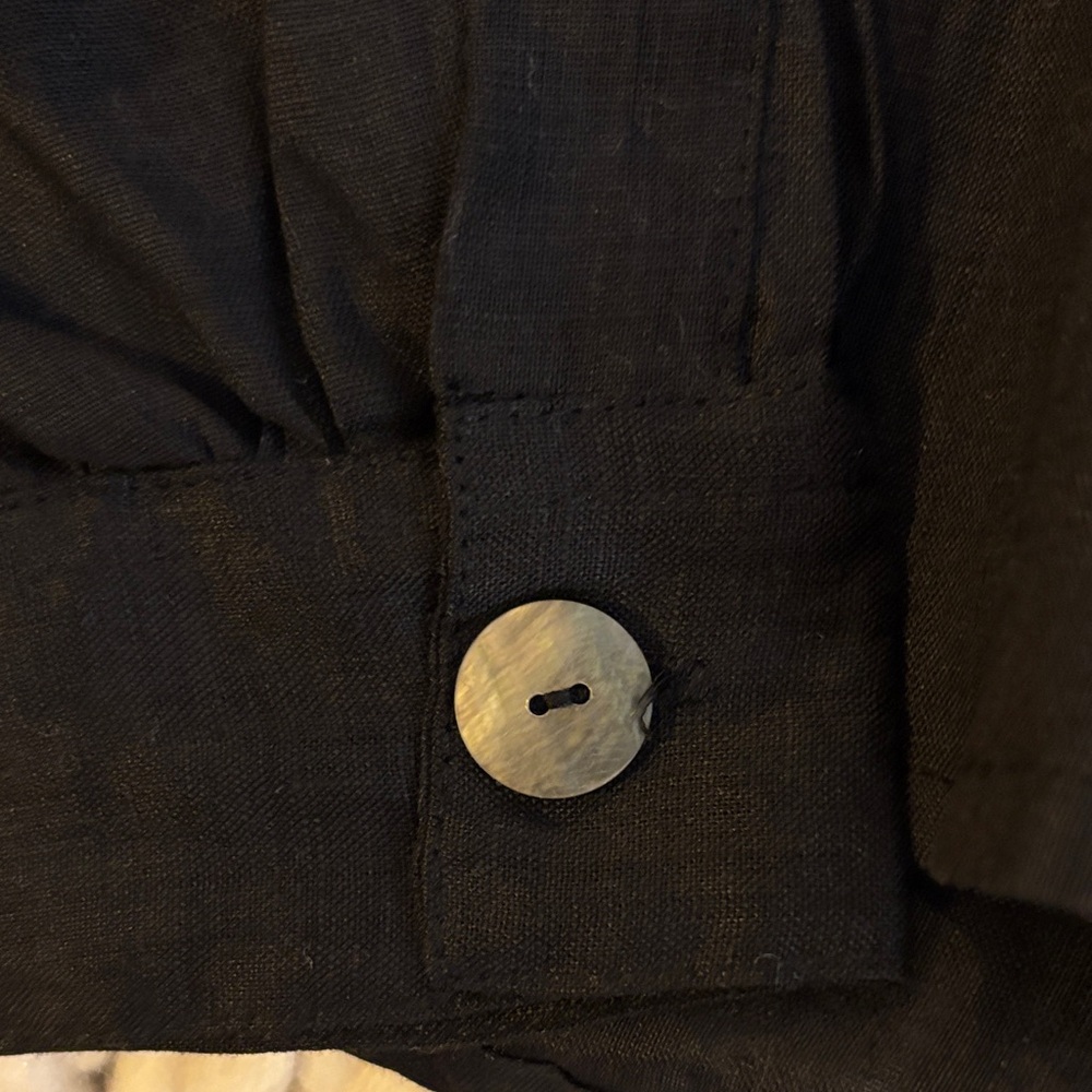 Cleobella Black Button Down Shirt - image 8